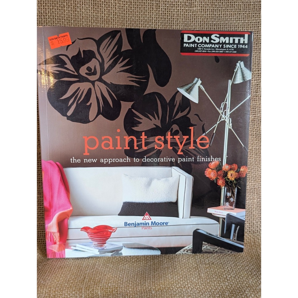 Benjamin Moore Paint Style Decorative Paint Finishes Book 2007 DIY Design Guide